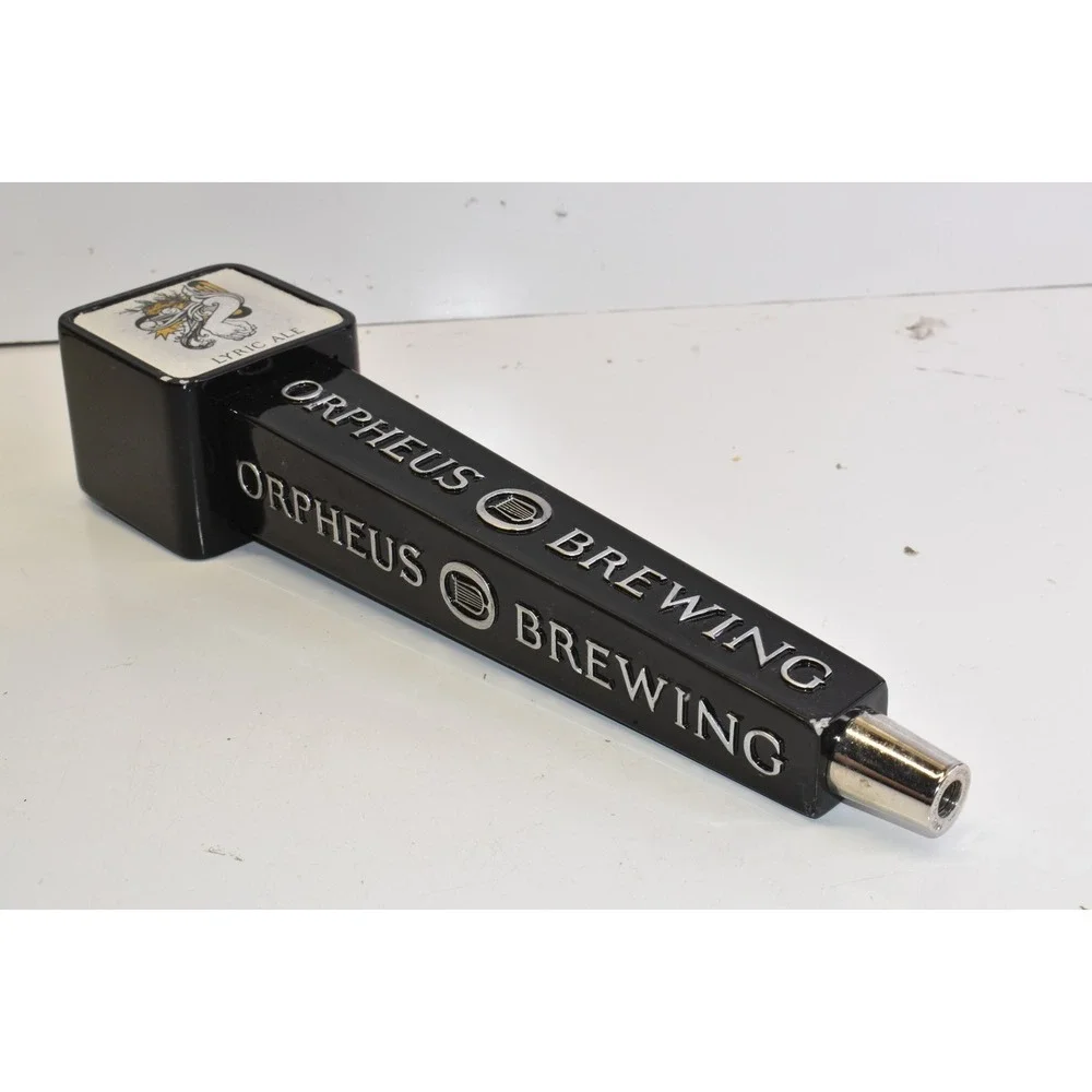 Orpheus‎ Brewing Beer Tap Handle Lyric Ale Black Man Cave